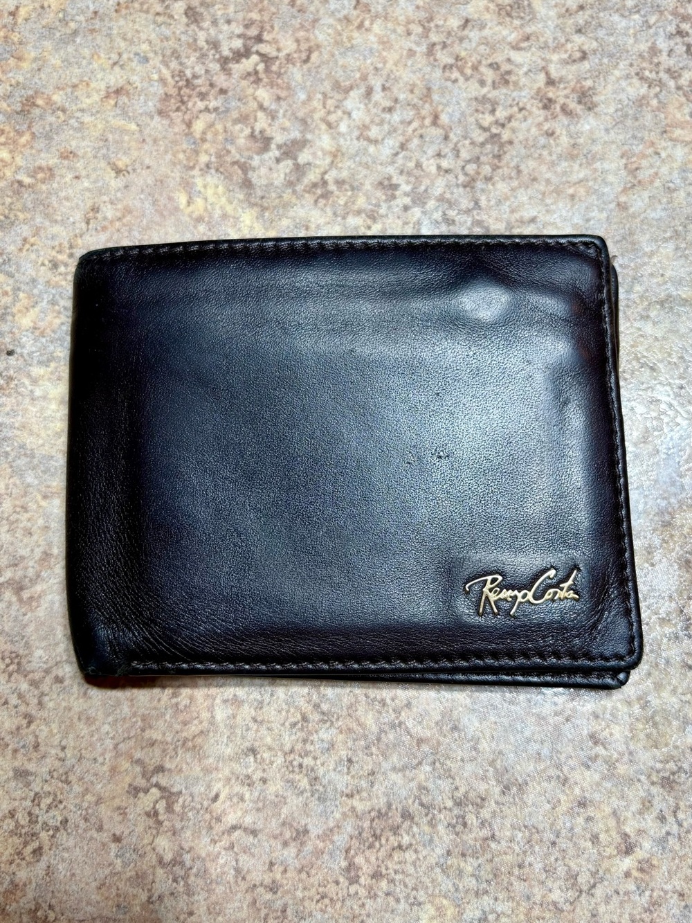 Renzo Costa Men's Leather Bifold Wallet Luxury Classic Designer